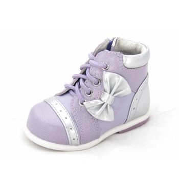 Ботинки для девочки Жаклин сиреневые 
