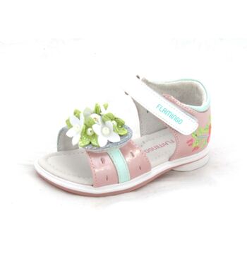 Сандалии для девочки Букет розовый