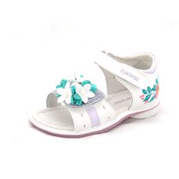 Сандалии для девочки Букет белые  91S-GB-1209