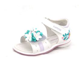 Сандалии для девочки Букет белые 91S-GB-1209 Сандалии для девочки Букет белые 91S-GB-1209