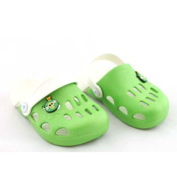 Кроксы Vitalia  салатовый белый