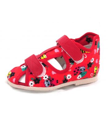 Тапочки профилактика ортопедии 1024 красные