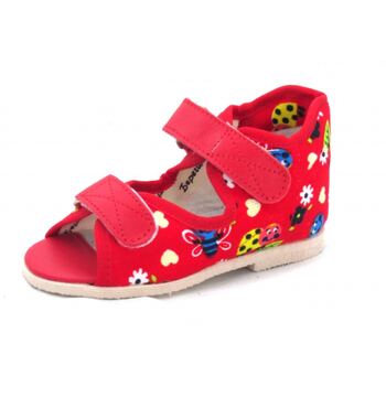 Тапочки профилактика ортопедии 0223 красные