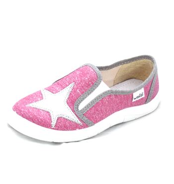 Тапочки для девочки Вика серебряная звезда