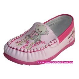 Мокасины Мишка розовые (22)