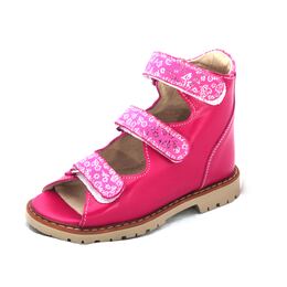 Ортопедические босоножки для девочки 0906 фуксия