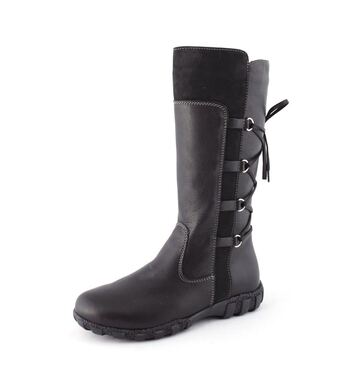 Зимние сапоги на овчине Метелица  черные (32)