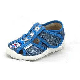 Тапочки для мальчика Паша синие ковбой Тапочки для мальчика Паша синие ковбой