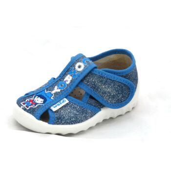 Тапочки для мальчика Паша синие ковбой Тапочки для мальчика Паша синие ковбой