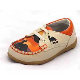 Мокасины Динозаврик бежевые (22)