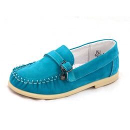 Мокасины для девочки Бирюза