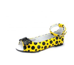 Туфли летние для девочки Шарики