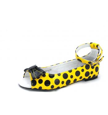 Туфли летние для девочки Шарики