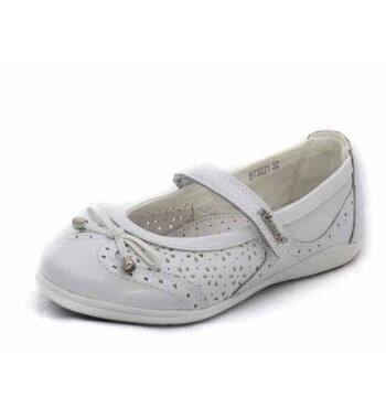 Туфли для девочки Сирень белая