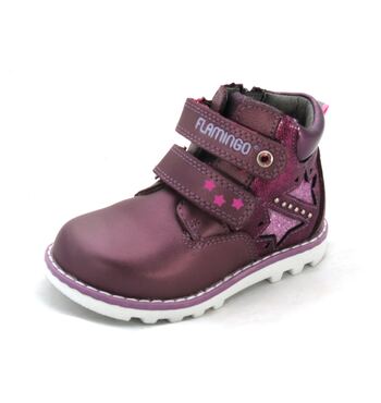 Демисезонные ботинки для девочки  82B-XY-1002 Фламинго